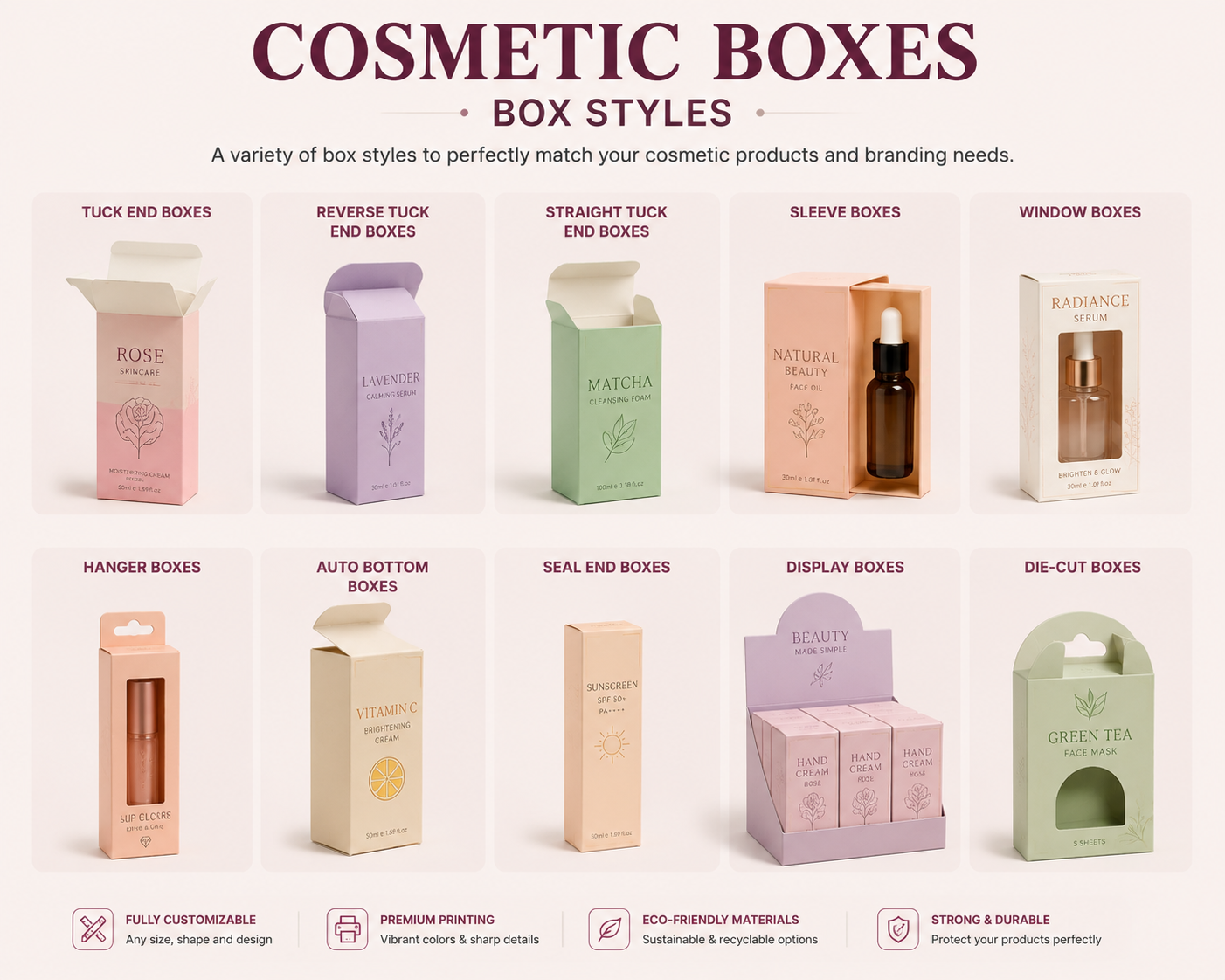 cosmetic boxes style