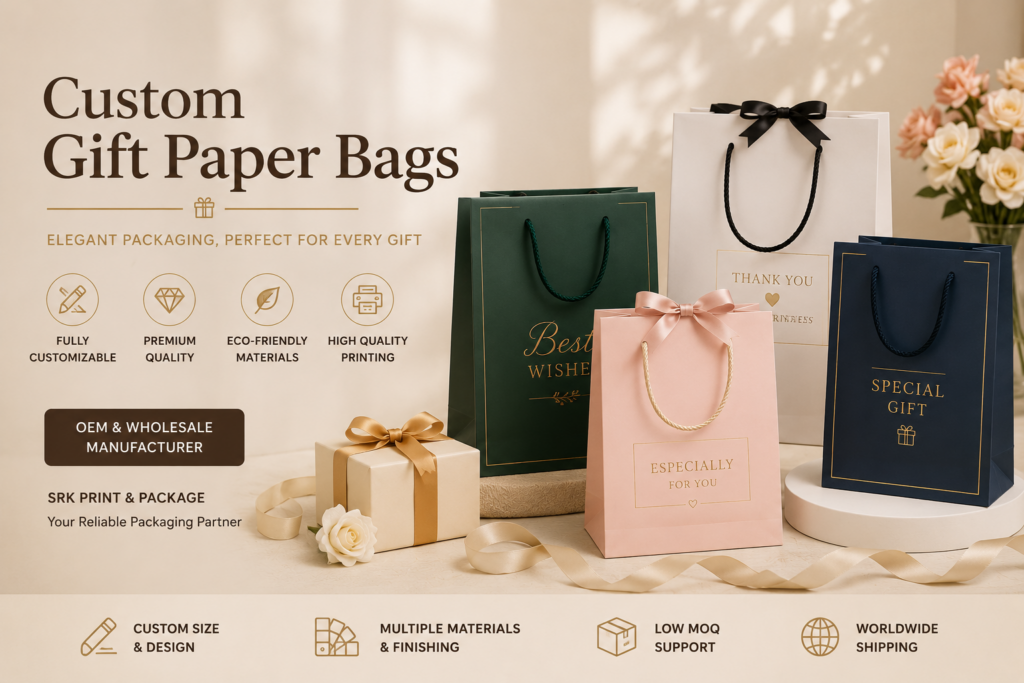 custom gift paper bags
