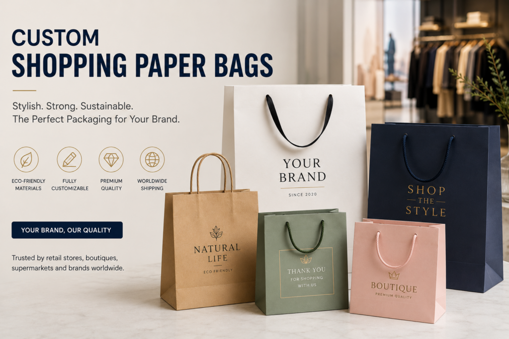 custom shopping paper bags