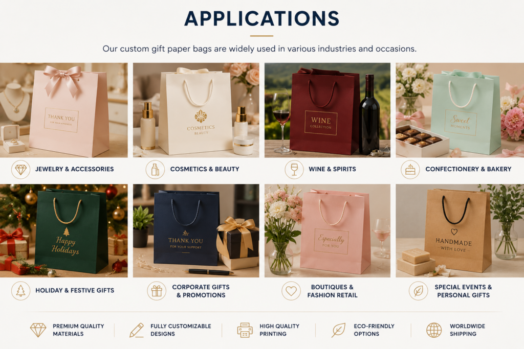 gift paper bag applications